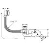 Слив-перелив для ванны Hansgrohe Flexaplus 58143000 фото 2