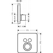 Смеситель Hansgrohe Axor ShowerSelect 36707000