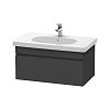 Тумба подвесная Duravit DuraStyle DS638404949 графит матовый фото 1