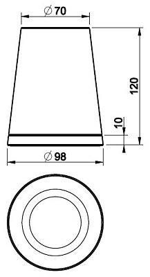 Стакан Gessi Cono Accessories 45431-279 белый фото 2