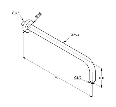 Кронштейн для душа Kludi Balance 6651487-00 фото 2