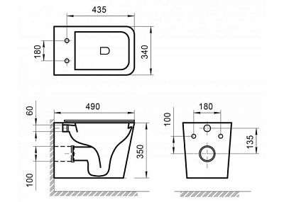 Унитаз подвесной BelBagno Ardente-R BB520CHR фото 3