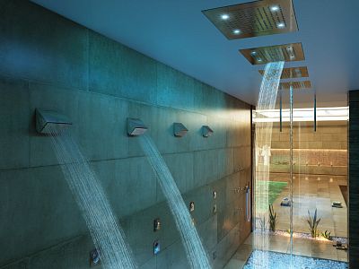 Верхний душ Bossini Dream 3 режима H38927 Хром фото 3