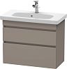 Тумба подвесная Duravit DuraStyle DS649904343 базальт матовый фото 1