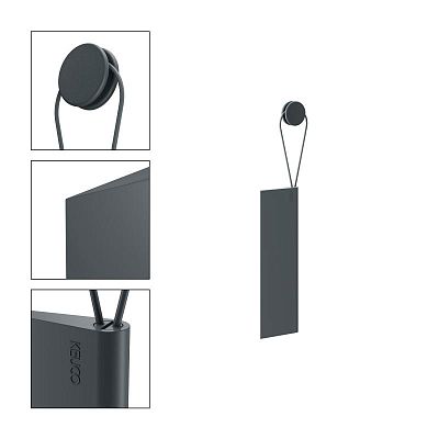 Скребок для душа с настенным держателем KEUCO Universal 04959 380000 Серый фото 5