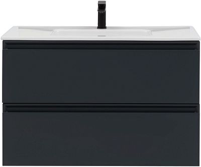 Тумба под раковину Allen Brau Eclipse 100 1.E1003.AM антрацит матовый фото 8