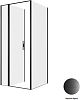 Душевой уголок Allen Brau Priority 90x90 3.31027.BBA + 3.31045.BBA черный браш фото 5