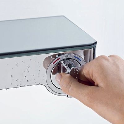 Термостатический однорычажный смеситель для душа Hansgrohe Shower Tablet Select 13171000 фото 3