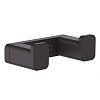 Двойной крючок HANSGROHE AddStoris 41755670 Чёрный матовый фото 1