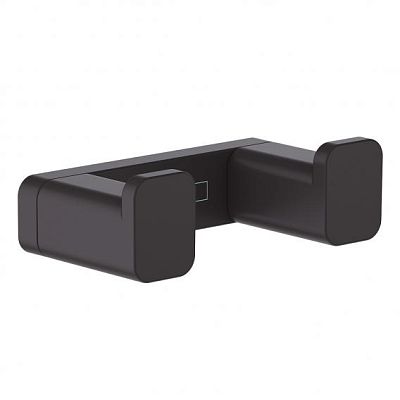 Двойной крючок HANSGROHE AddStoris 41755670 Чёрный матовый фото 1