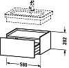Тумба подвесная Duravit DuraStyle DS628007979 орех натуральный фото 2