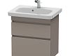 Тумба подвесная Duravit DuraStyle DS647904343 базальт матовый фото 1