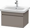 Тумба подвесная Duravit DuraStyle DS638004343 базальт матовый фото 1
