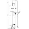 Душевой гарнитур Hansgrohe Raindance Unica’S Puro 28631000 фото 2