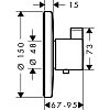 Смеситель Hansgrohe Ecostat S 15756000 фото 2