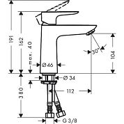 Смеситель Hansgrohe Talis E 71711000