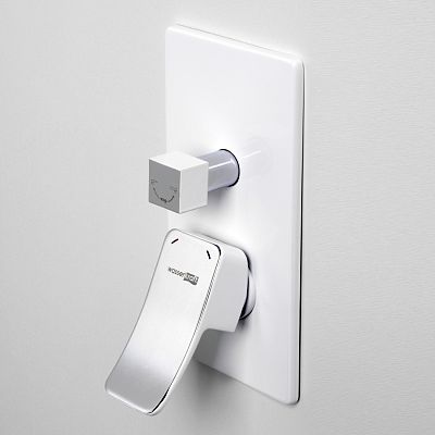 Aller 10641WHITE Смеситель для ванны и душа фото 2