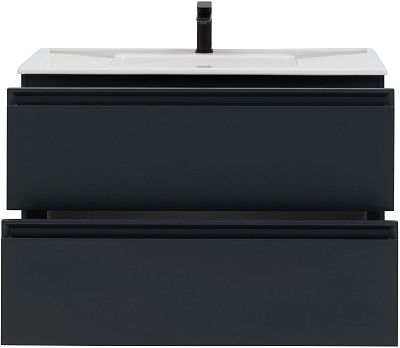 Тумба под раковину Allen Brau Eclipse 100 1.E1003.AM антрацит матовый фото 7