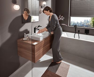 Мыльница HANSGROHE AddStoris 41746670 Чёрный матовый фото 5