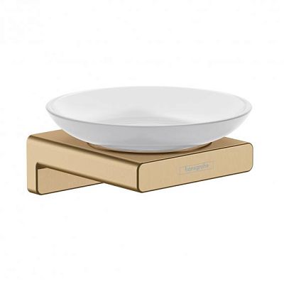 Мыльница HANSGROHE AddStoris 41746140 Шлифованная бронза фото 1