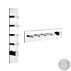 Смеситель Gessi Rettangolo Wellness 43028-707 шлифованный черный металл фото 1