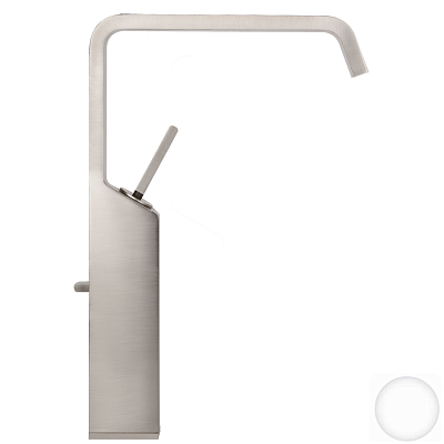 Смеситель Gessi Rettangolo 11953-279 белый фото 1