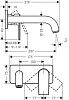 Смеситель для раковины HANSGROHE Vernis Shape 71578000 хром фото 3