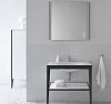 Зеркало с подсветкой DURAVIT XViu XV70320B2B2 820 мм х 800 мм, версия Sensor, чёрный матовый фото 4