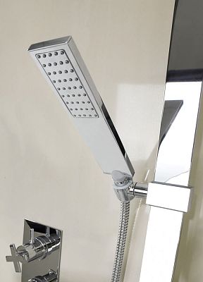 Лейка для душа Bossini Flat моноструя B00270 Хром фото 6