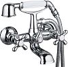 Смеситель для ванны с душем Clever With2 Antigona 94476 фото 1