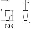 Ёршик Gessi Mimi Accessories 33244-149 Finox фото 2