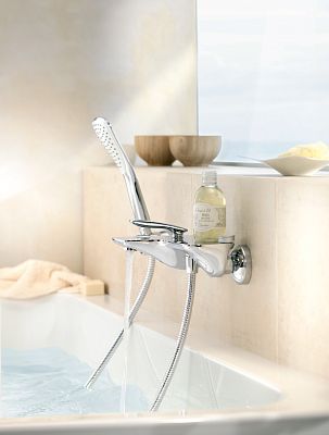 KLUDI BALANCE Однорычажный смеситель для ванны и душа, арт. 524450575 фото 8