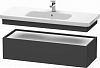 Тумба подвесная Duravit DuraStyle DS628304949 графит матовый фото 1