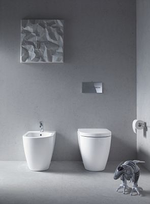 Напольное биде Duravit ME By Starck 2289100000 белое фото 3