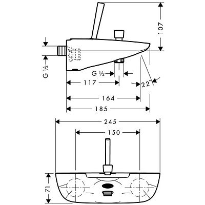 Смеситель Hansgrohe Pura Vida 15472000 фото 2