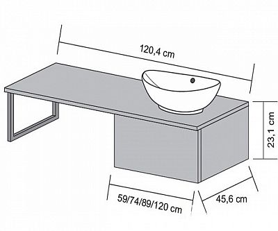 Ящик под столешницу Dreja TOP 72356 фото 3