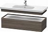 Тумба подвесная Duravit DuraStyle DS628305151 сосна коричневая фото 1