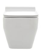 AQM2009 Унитаз подвесной с сиденьем SoftClose, технология смыва Rimless, скрытый крепеж. 525х360х370