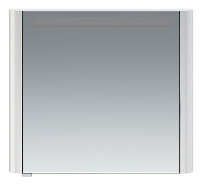 M30MCL0801WG Sensation, зеркало, зеркальный шкаф, левый, 80 см, с подсветкой, белый, глянец, шт фото 1
