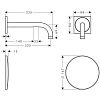 Смеситель Hansgrohe Axor Uno 38120000 фото 2