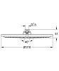 Верхний душ Grohe Rainshower Cosmopolitan 27477000 фото 2