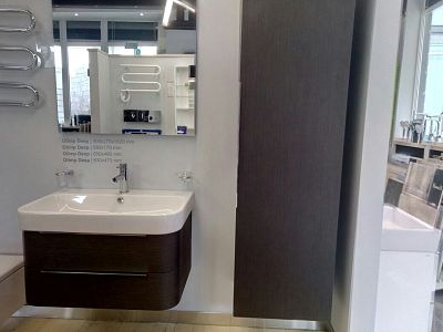 Шкаф подвесной Duravit Happy D.2 дуб темный фото 3