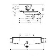 Смеситель Hansgrohe Ecostat Select 13141400