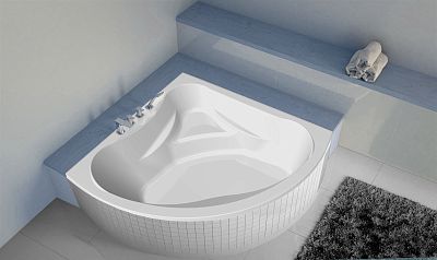 Aurora 150x150 Симметричная акриловая ванна C-bath фото 2