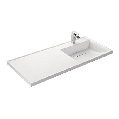 1A72243KLH010 раковина для стиральной машины АКВАТОН ЛОНДРИ 120 правая /16,2х120х50/ (белый) фото 1