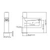 Naab 8603 Смеситель для  умывальника фото 11