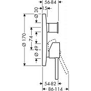 Смеситель Hansgrohe Axor Starck 10416000