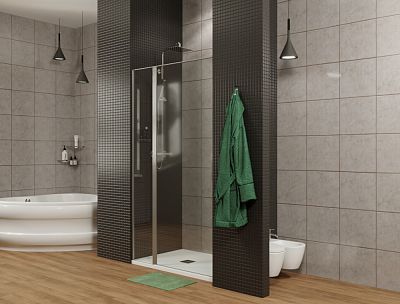 Душевая дверь Allen Brau Priority 140 3.31036.BBA черный браш фото 9