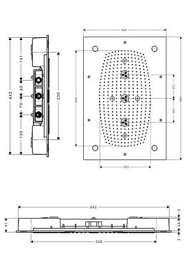Верхний душ Hansgrohe Raindance Rainmaker 28418000 фото 2