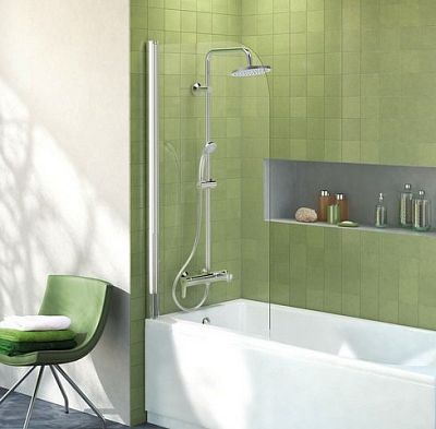 B1098AA душевая система IDEALRAIN ECO SL верхний душ, ручной душ, смеситель (хром) фото 4